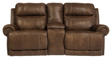 Load image into Gallery viewer, Austere Reclining Loveseat with Console