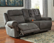 Load image into Gallery viewer, Austere Reclining Loveseat with Console