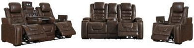 Game Zone Power Reclining Sofa and Loveseat with Recliner Package
