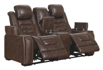 Game Zone Power Reclining Loveseat with Console