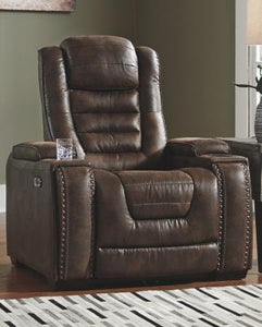 Game Zone Power Reclining Sofa and Loveseat with Recliner Package