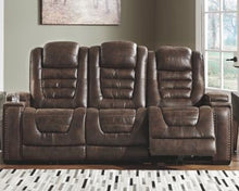 Load image into Gallery viewer, Game Zone Power Reclining Sofa and Loveseat with Recliner Package