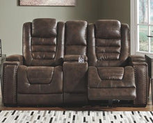 Load image into Gallery viewer, Game Zone Power Reclining Sofa and Loveseat with Recliner Package