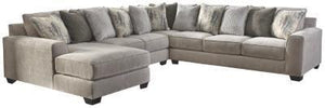 Ardsley 4-Piece Sectional with Ottoman Package