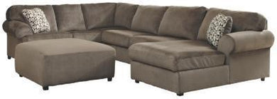 Jessa Place 3-Piece Sectional with Ottoman Package