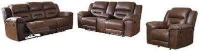 Stoneland Reclining Sofa and Loveseat with Recliner Package