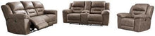 Load image into Gallery viewer, Stoneland Power Reclining Sofa and Loveseat with Recliner Package