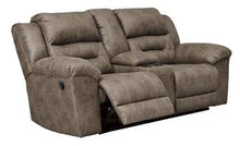 Load image into Gallery viewer, Stoneland Reclining Loveseat with Console