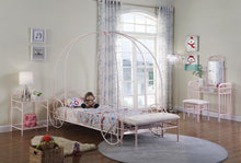 Load image into Gallery viewer, Massi Pink Twin Canopy Bed