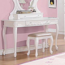 Load image into Gallery viewer, Caroline White Vanity Desk