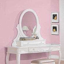 Load image into Gallery viewer, Caroline White Vanity Mirror