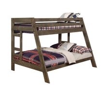 Load image into Gallery viewer, Wrangle Hill Twin-over-Full Bunk Bed