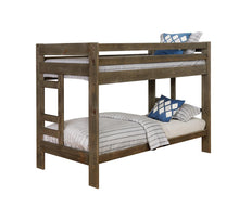 Load image into Gallery viewer, Wrangle Hill Gun Smoke Twin/Twin Bunk Bed