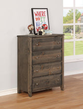 Load image into Gallery viewer, Wrangle Hill Gun Smoke Four-Drawer Chest