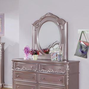 Caroline Metallic Lilac Mirror