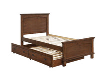 Load image into Gallery viewer, Kinsley Rustic Country Brown Twin Bed