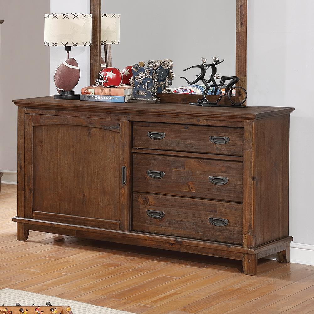 Kinsley Country Brown Dresser