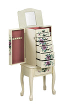 Load image into Gallery viewer, Coaster Accents Traditional Off-White Jewelry Armoire