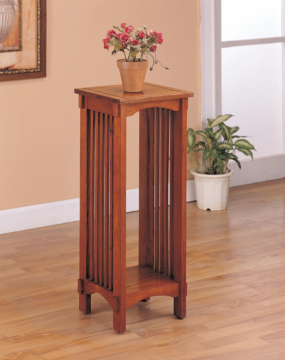 Mission Traditional Oak Plant Stand