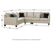 Load image into Gallery viewer, Hallenberg 3-Piece Sectional with Ottoman Package