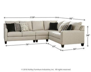 Hallenberg 2-Piece Sectional with Ottoman Package