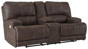 Kitching Power Reclining Sofa and Loveseat with Recliner Package