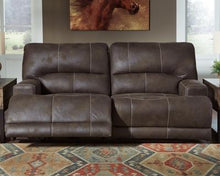 Load image into Gallery viewer, Kitching Power Reclining Sofa and Loveseat with Recliner Package