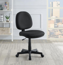 Load image into Gallery viewer, Casual Black Office Chair With Wheels