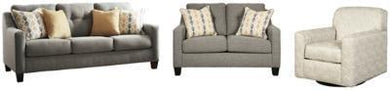 Daylon Sofa and Loveseat with Accent Chair Package