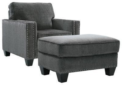 Gavril Chair and Ottoman Package