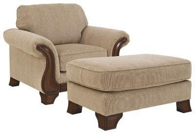 Lanett Chair and Ottoman Package