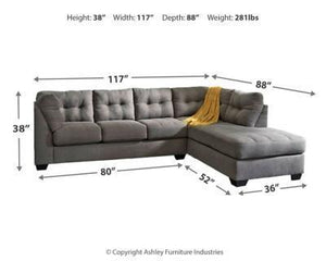 Maier 2-Piece Sectional with Recliner Package