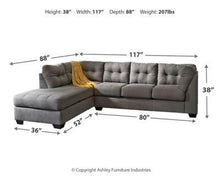 Load image into Gallery viewer, Maier 2-Piece Sleeper Sectional with Ottoman Package