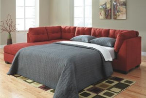 Maier 2-Piece Sleeper Sectional with Ottoman Package