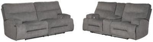 Coombs Power Reclining Sofa and Loveseat Package