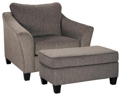 Nemoli Oversized Chair and Ottoman Package