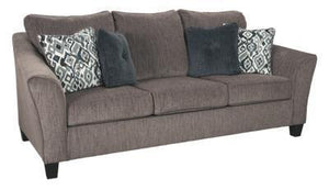Nemoli Sofa and Loveseat with Oversized Chair and Ottoman Package