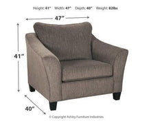 Load image into Gallery viewer, Nemoli Oversized Chair and Ottoman Package