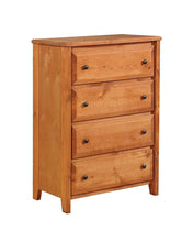 Load image into Gallery viewer, Wrangle Hill Amber Wash Four-Drawer Chest