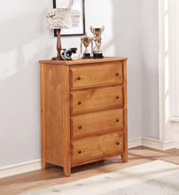 Load image into Gallery viewer, Wrangle Hill Amber Wash Four-Drawer Chest