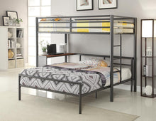 Load image into Gallery viewer, Metal Workstation Twin Loft Bed