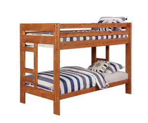 Wrangle Hill Amber Wash Twin-over-Twin Bunk Bed