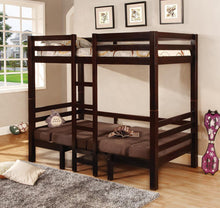 Load image into Gallery viewer, Joaquin Transitional Medium Brown Twin-over-Twin Bunk Bed