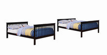 Load image into Gallery viewer, Chapman Traditional Black Full-over-Full Bunk Bed