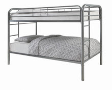 Load image into Gallery viewer, Morgan  Silver Twin Bunk Bed