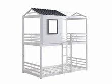 Load image into Gallery viewer, Belton Light Grey Twin-over-Twin Bunk Bed