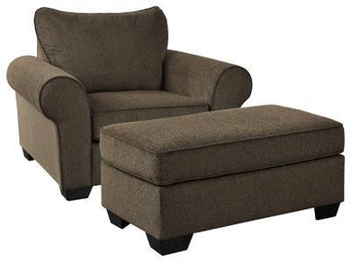 Nesso Oversized Chair and Ottoman Package