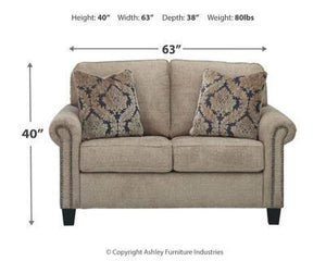 Basiley Sofa and Loveseat Package