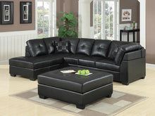 Load image into Gallery viewer, Darie Contemporary Black Ottoman