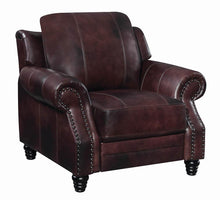 Load image into Gallery viewer, Princeton Traditional Burgundy Push Back Recliner